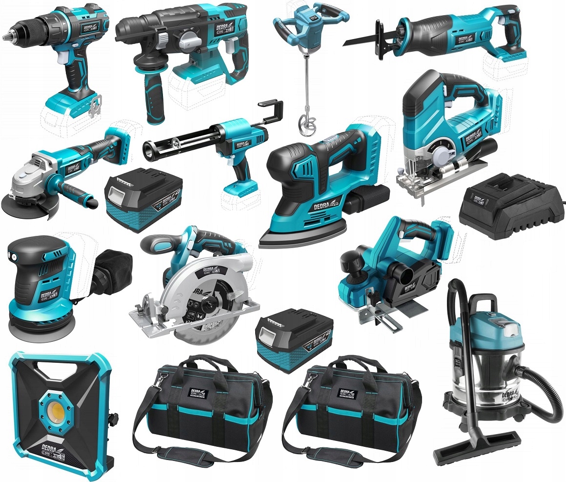 DEDRA zestaw narzędzi akumulatorowych SAS+ALL 18V