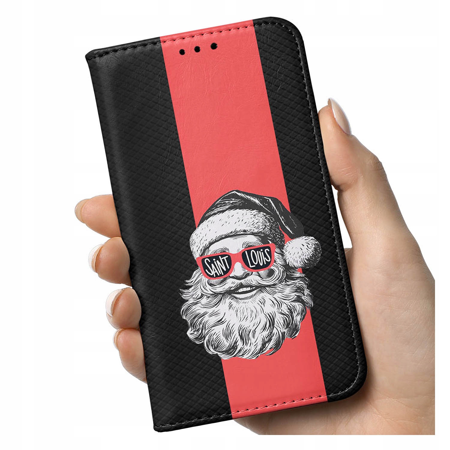 Vánoční Pouzdro Pro Motorola Edge 40 Neo Obal Mikuláš Vánoční Vzory