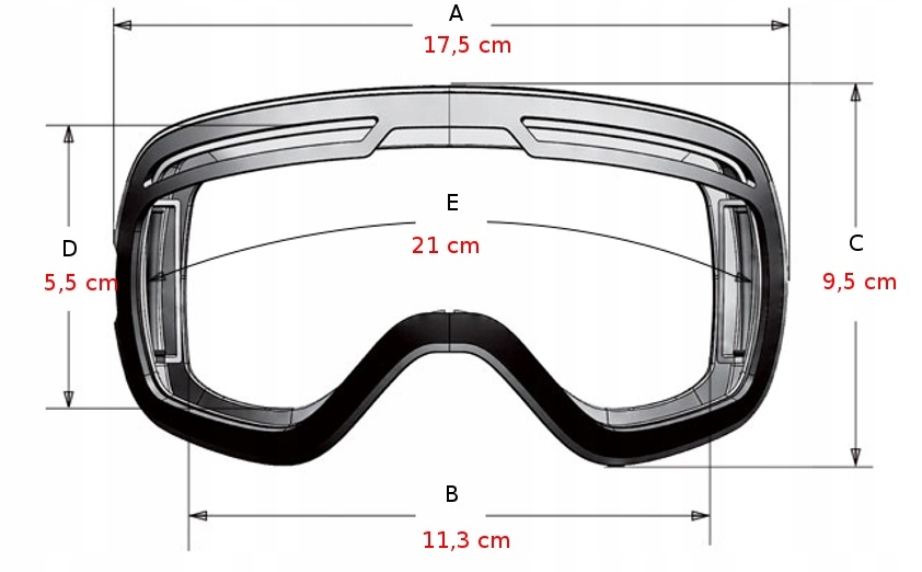 GOGLE ARCTICA G-105 MAGNETIC WYMIENNA SZYBA LUSTRO KOMINIARKA GRATIS KAT. 3 Model G105