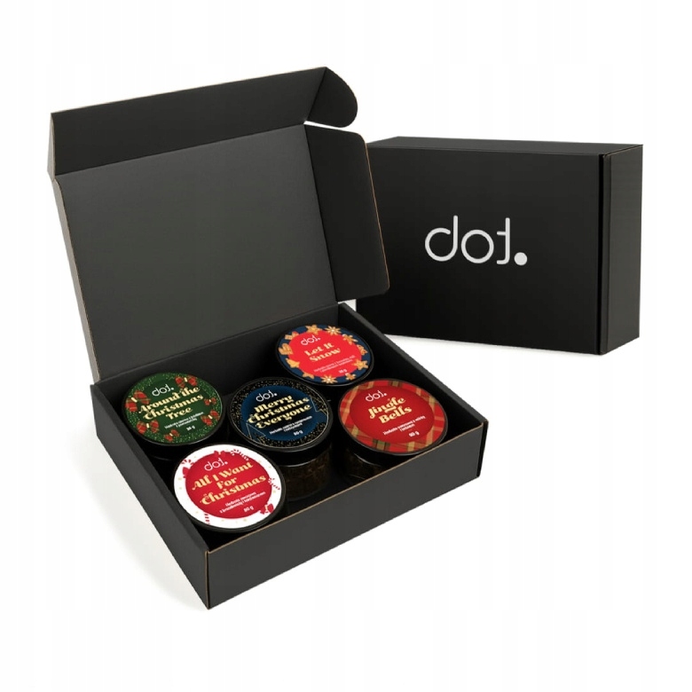 Levně Vánoční sada čajů 500 g, limitovaná sada 5 listových čajů