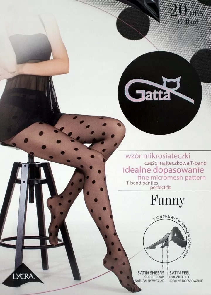 

Rajstopy Gatta Funny Wz 07 4 czarny