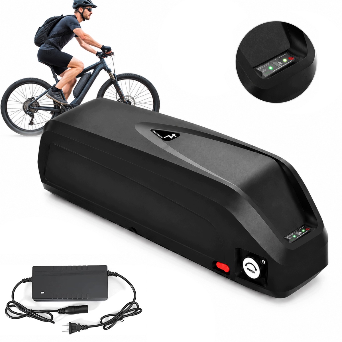 Bateria Do Roweru Elektrycznego Ładowarka 48V 30AH 1440WH