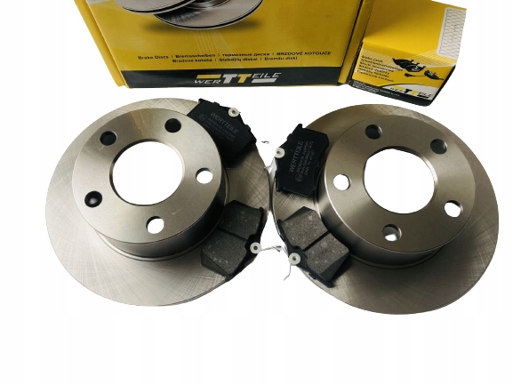 Диски + колодки задние WERTTEILE AUDI 100 A6 C4 C5