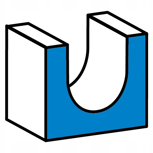 Frez do rowków długi typu U, HM, 25.4 x 22.5 mm, t Marka Graphite