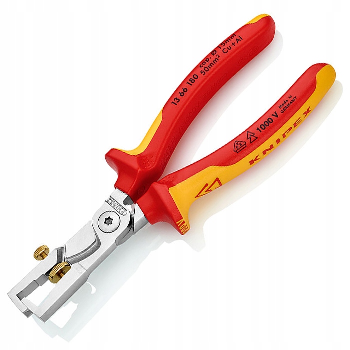 

Knipex 13 66 180 Szczypce do usuwania izolacji 180