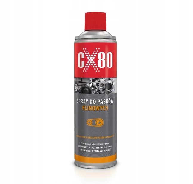 CX80 Fan Belt Spray Spray środek antypoślizgowy do pasków klinowych 500ml