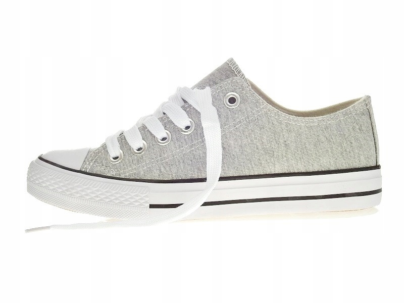 

Gładkie Trampki Wysoka Jakośc 7050-Y Grey r.39