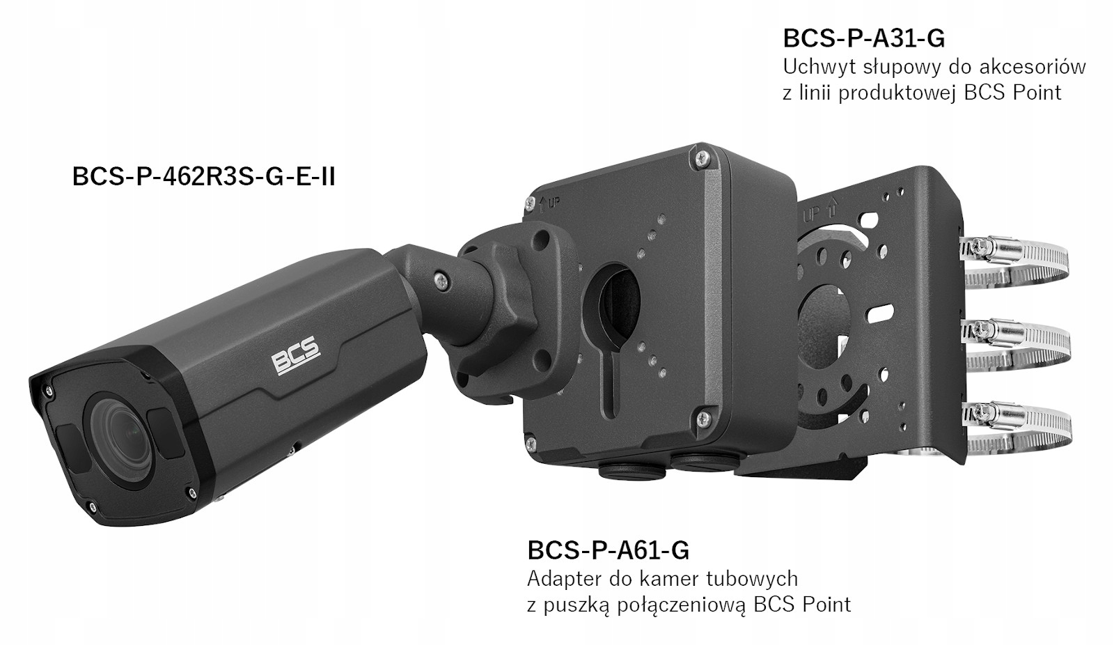KAMERA IP BCS-P-TIP58VSR5-Ai2-G / 8MPx motozoom Marka Inna