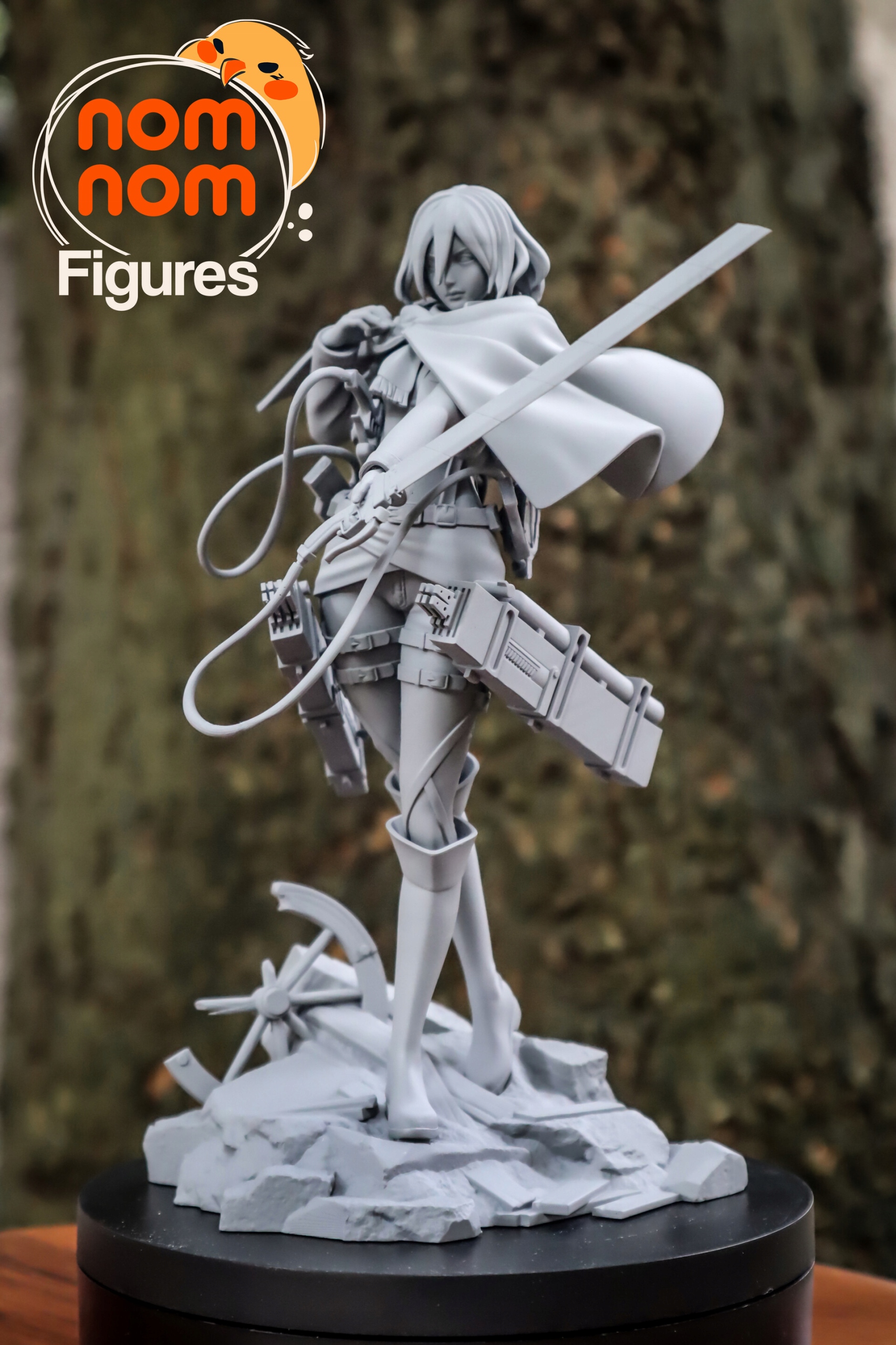 Figurka Mikasa Ackerman Attack on Titan NomNom Figures 3D tisk