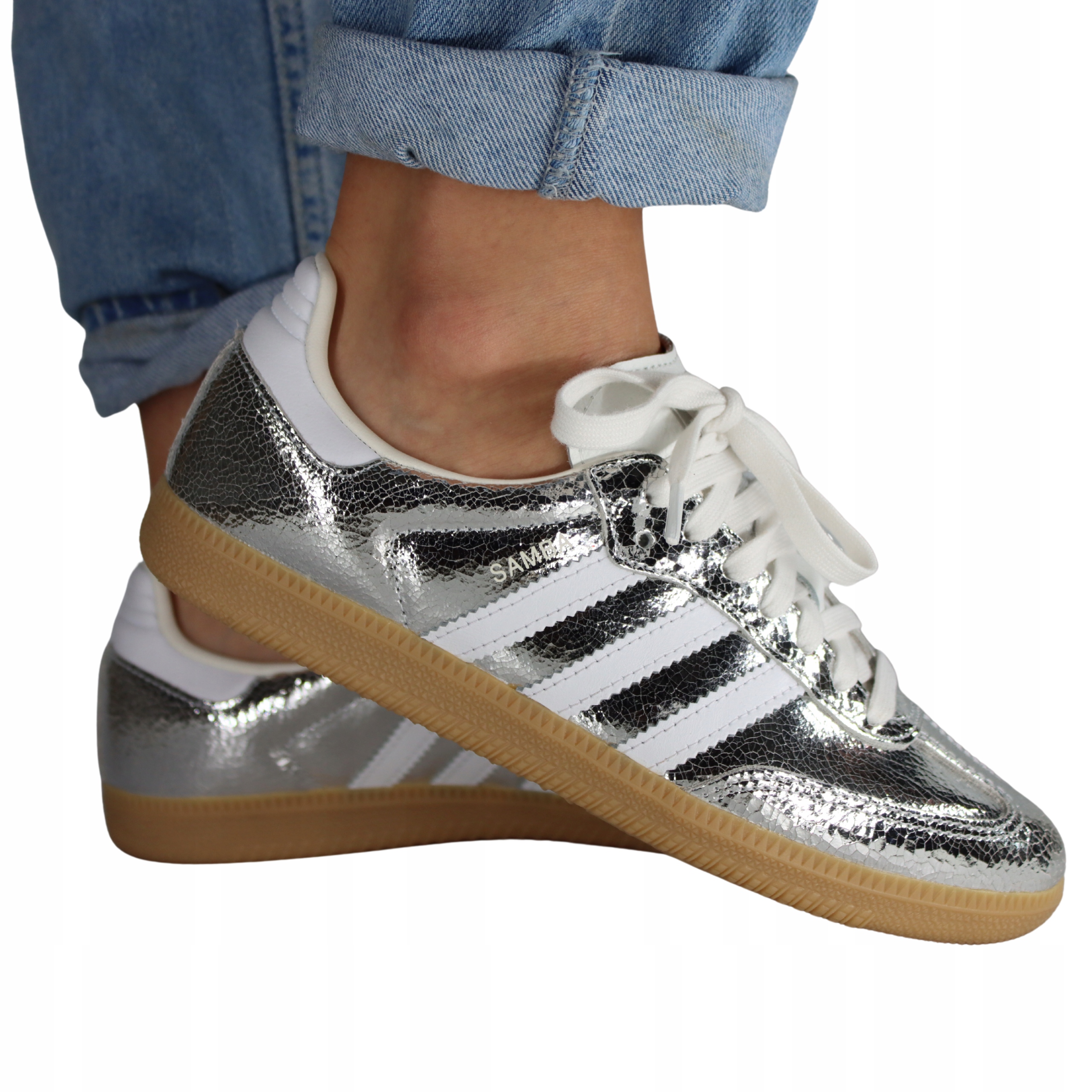 Sportovní Boty Adidas Samba Dámské Stříbrné Pohodlné JR0035 vel. 44