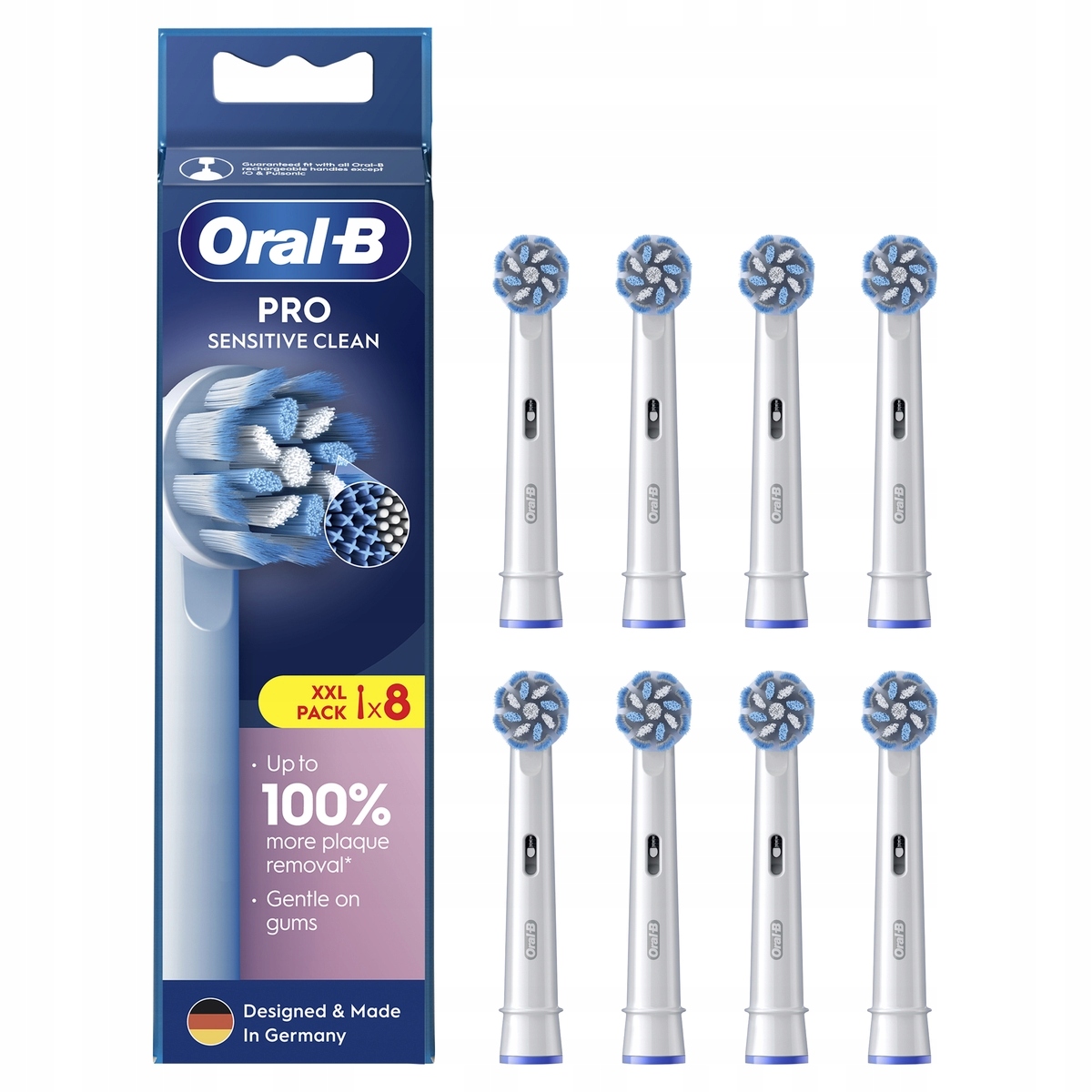 Oral-B Pro Sensitive Clean Końcówki do szczoteczek elektrycznych, 8 szt.