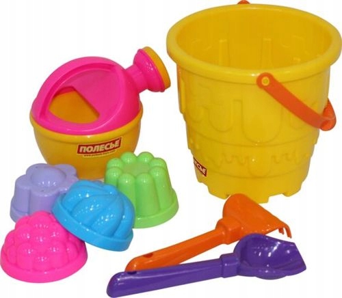 

Zestaw Do Piasku Wiaderko, Łopata, Foremki Polesie