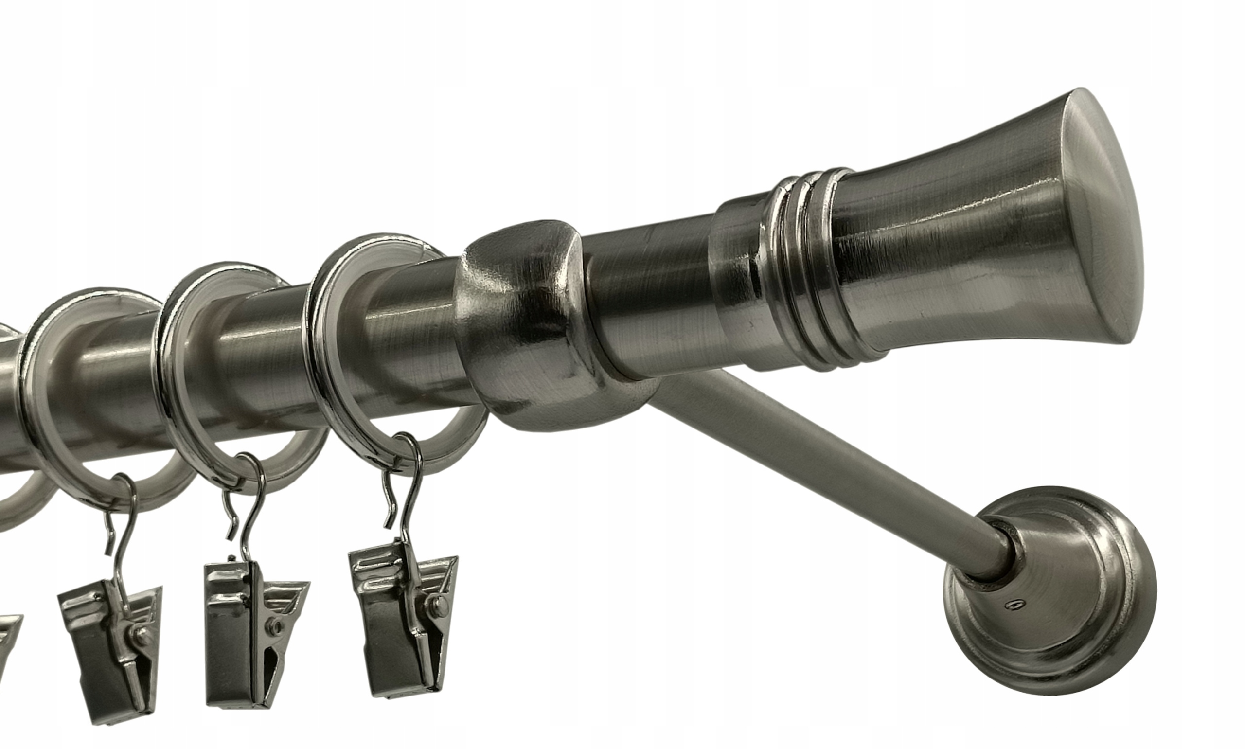 Garnýž Kovový 19 mm Nikl Stříbrný 280 cm galvanizovaný