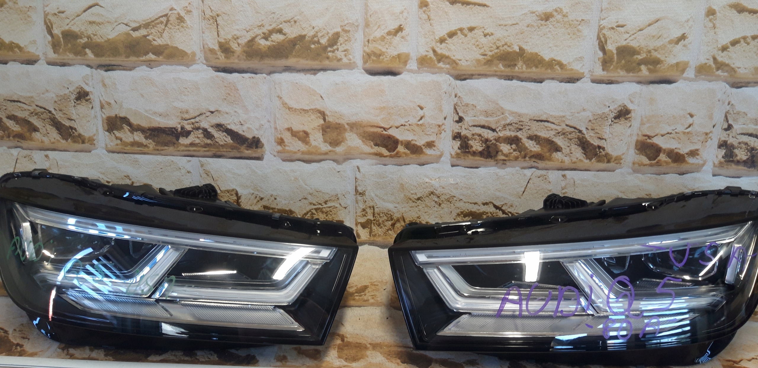 audi q5 usa 80a 941 033b/034 17 full led lewa/prawa ameryka