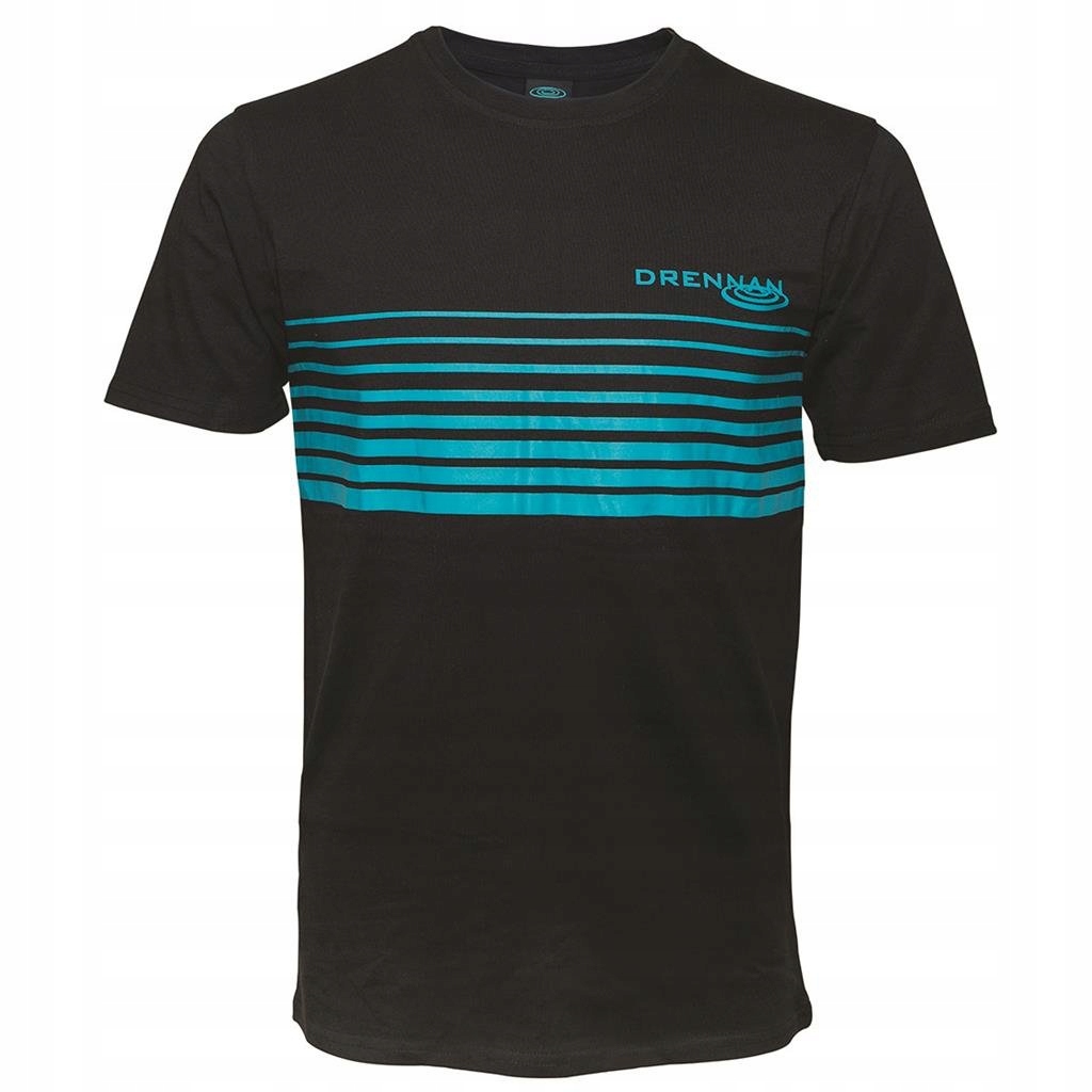 Drennan Tričko, Aqua/Černá, L