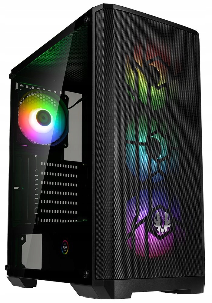 BitFenix skříň Nova Mesh Se Tg Argb Atx 4x120mm Argb Usb 3.0 tvrzen