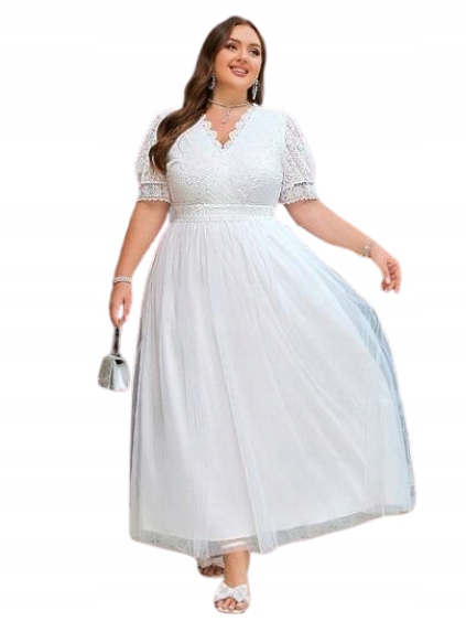 Shein Plus Size S Krajkovými Rukávy A Tylem 52 1 Ge