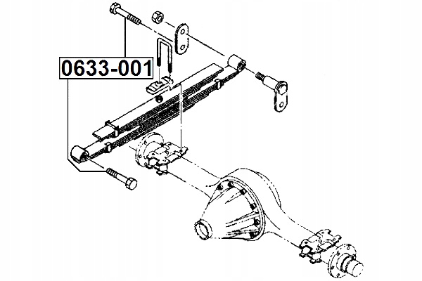 FEBEST ŚRUBA TYLNEJ RESORY ISUZU ELF NPR NQR LHD 2003- Producent części Febest