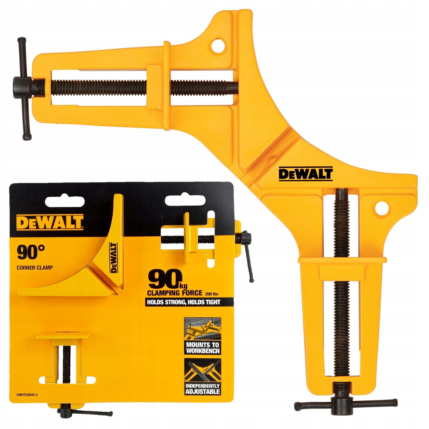 

Ścisk kątowy 90° stolarski Dewalt DWHT83840