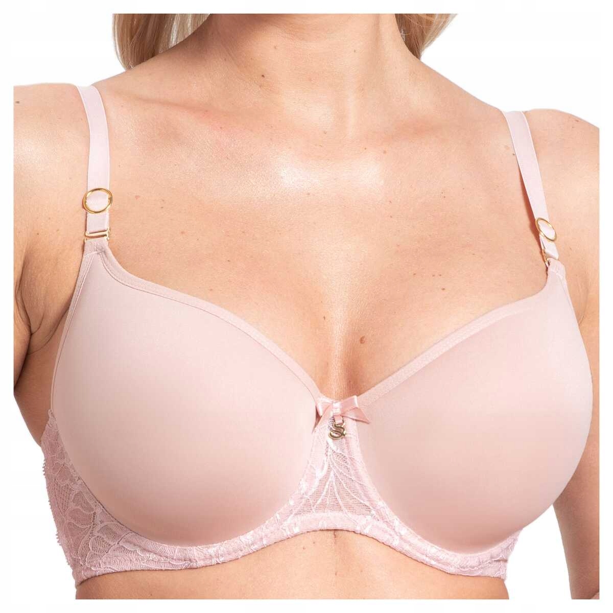 Samanta Vyztužená podprsenka Amelia A460 pudrová 75G