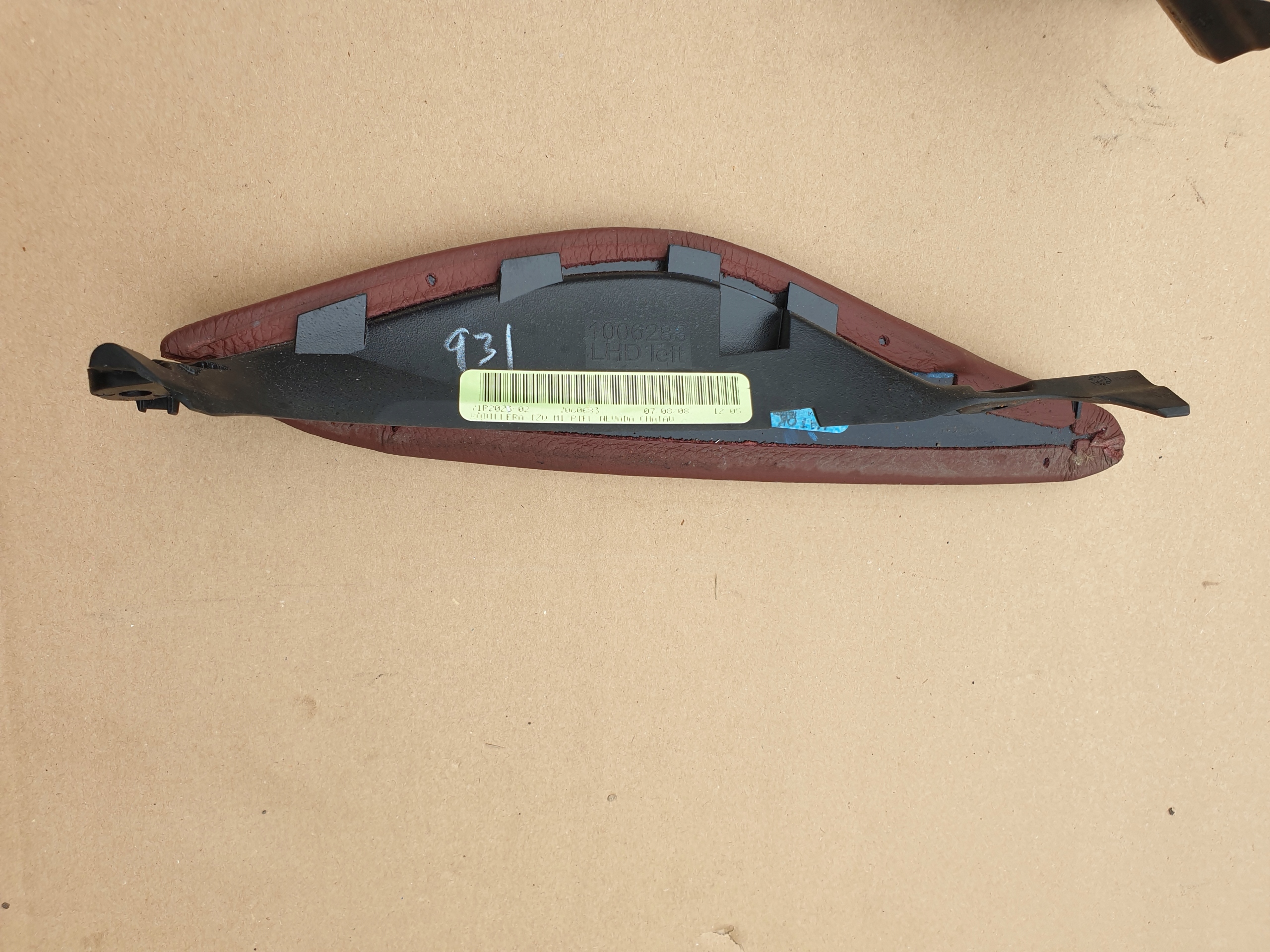 moulding backrest below REKE side tunnel middle right left BMW X6 E71 OE