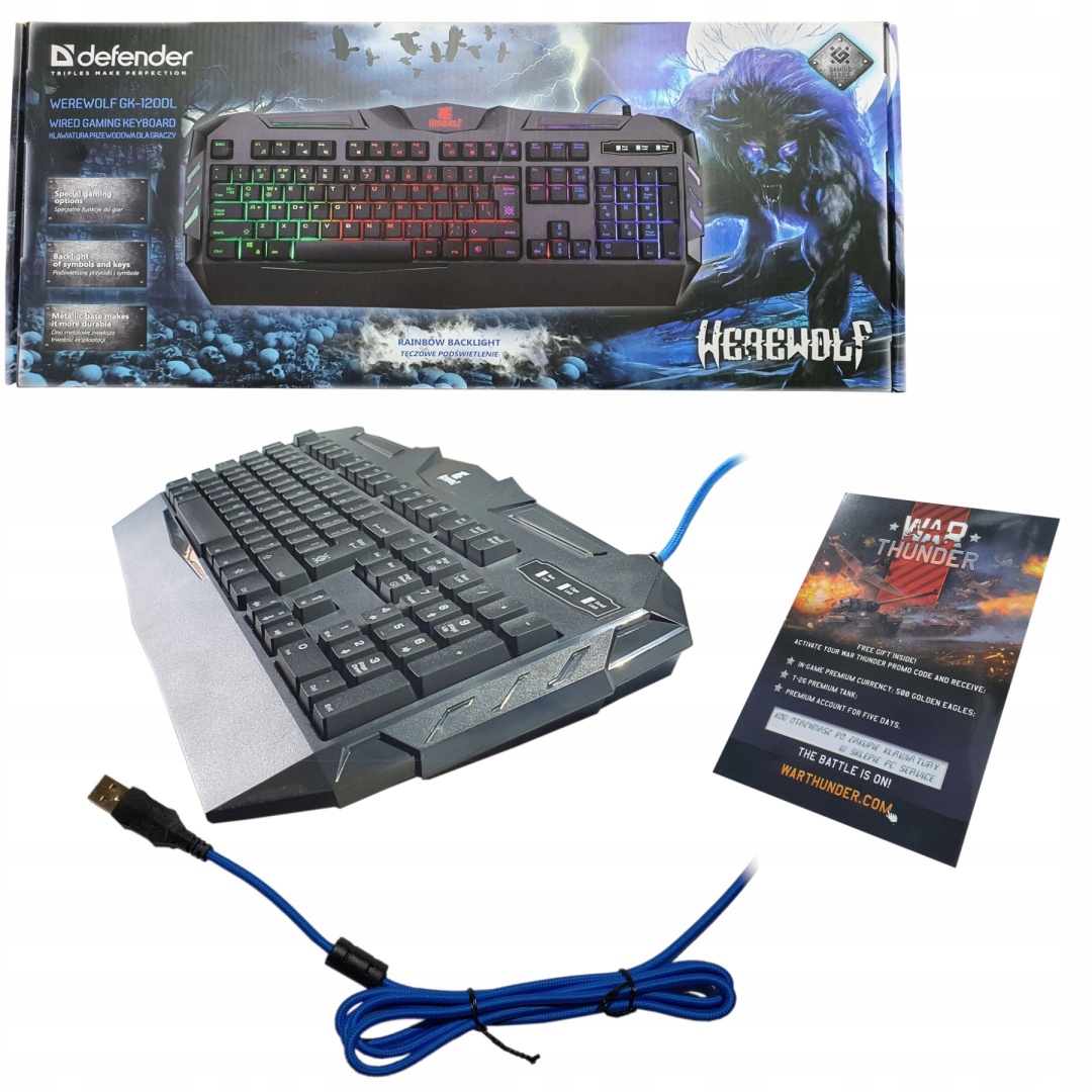 Klávesnice Defender Werewolf Rgb Gaming Kód Pro Hru