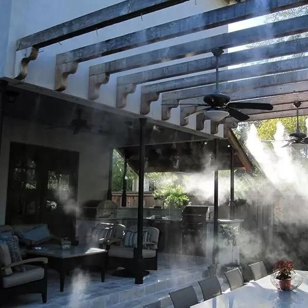 KURTYNA WODNA MGIEŁKA ZRASZACZ 15m OGRÓD KLIMA ZESTAW DO NAWADNIANIA 8 DYSZ Marka JohnGreen