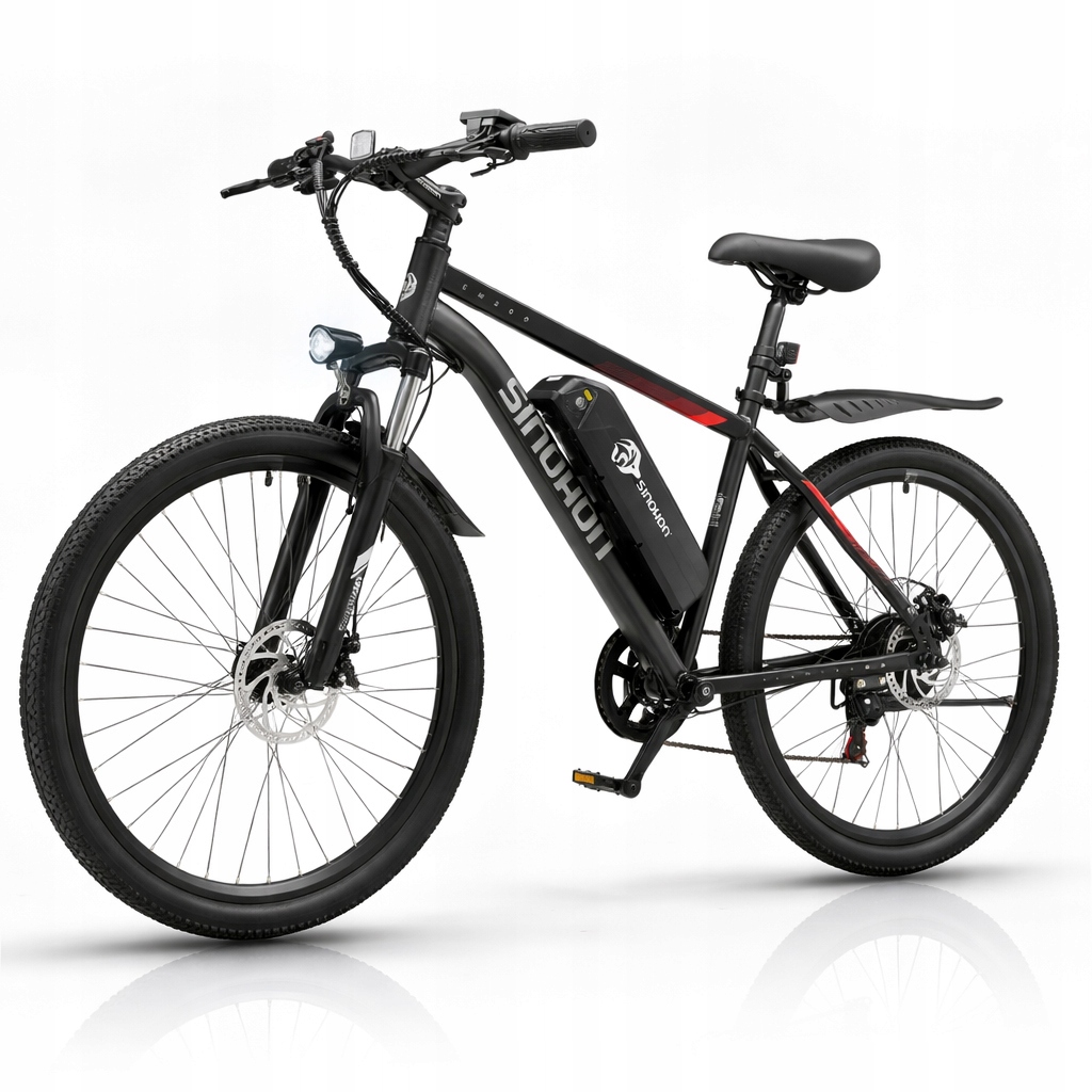 Sinohon EM200 Standardní elektrické kolo, špičkový výkon 750W, 36V 10,4Ah, 40 km/h, 7 rychlostí