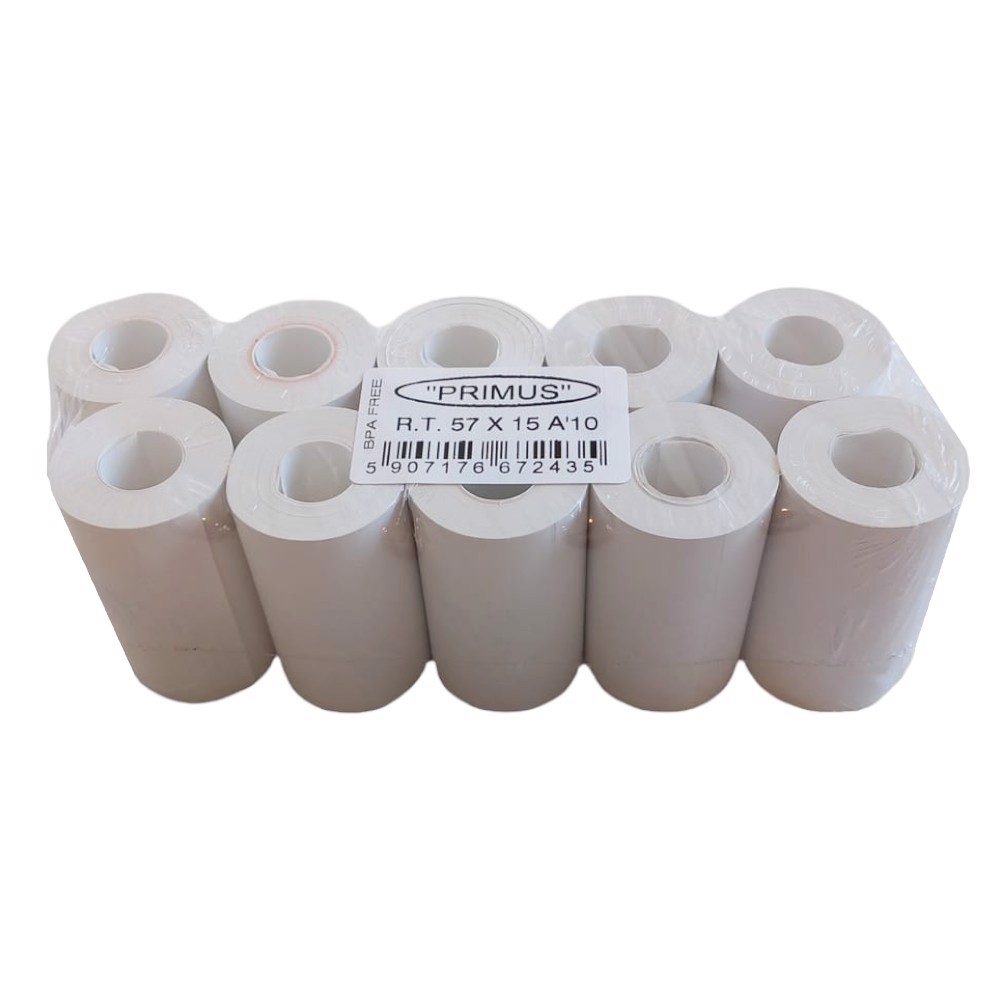 Rolka termiczna 57x15 Eco bez gilzy 10szt