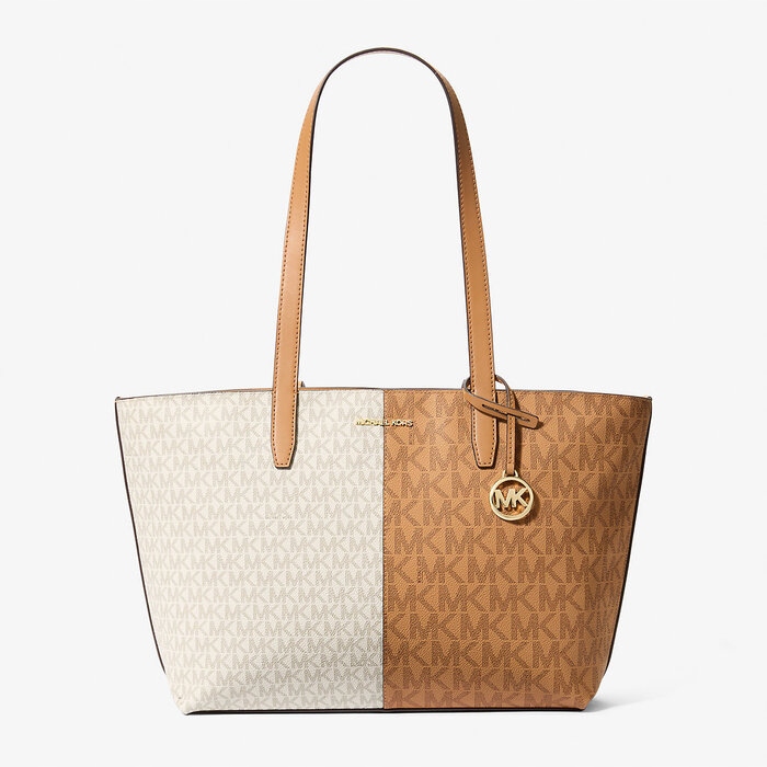 Kabelka Michael Kors velká klasická shopperka hnědá béžová (nová)