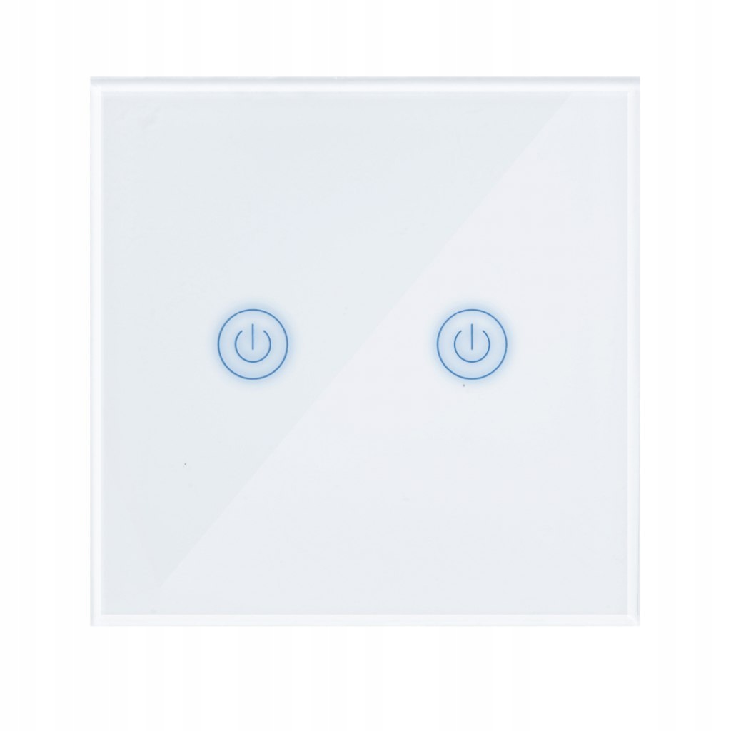 Smart Vypínač Světla Zigbee 3.0 dvojitý bílý Art oem