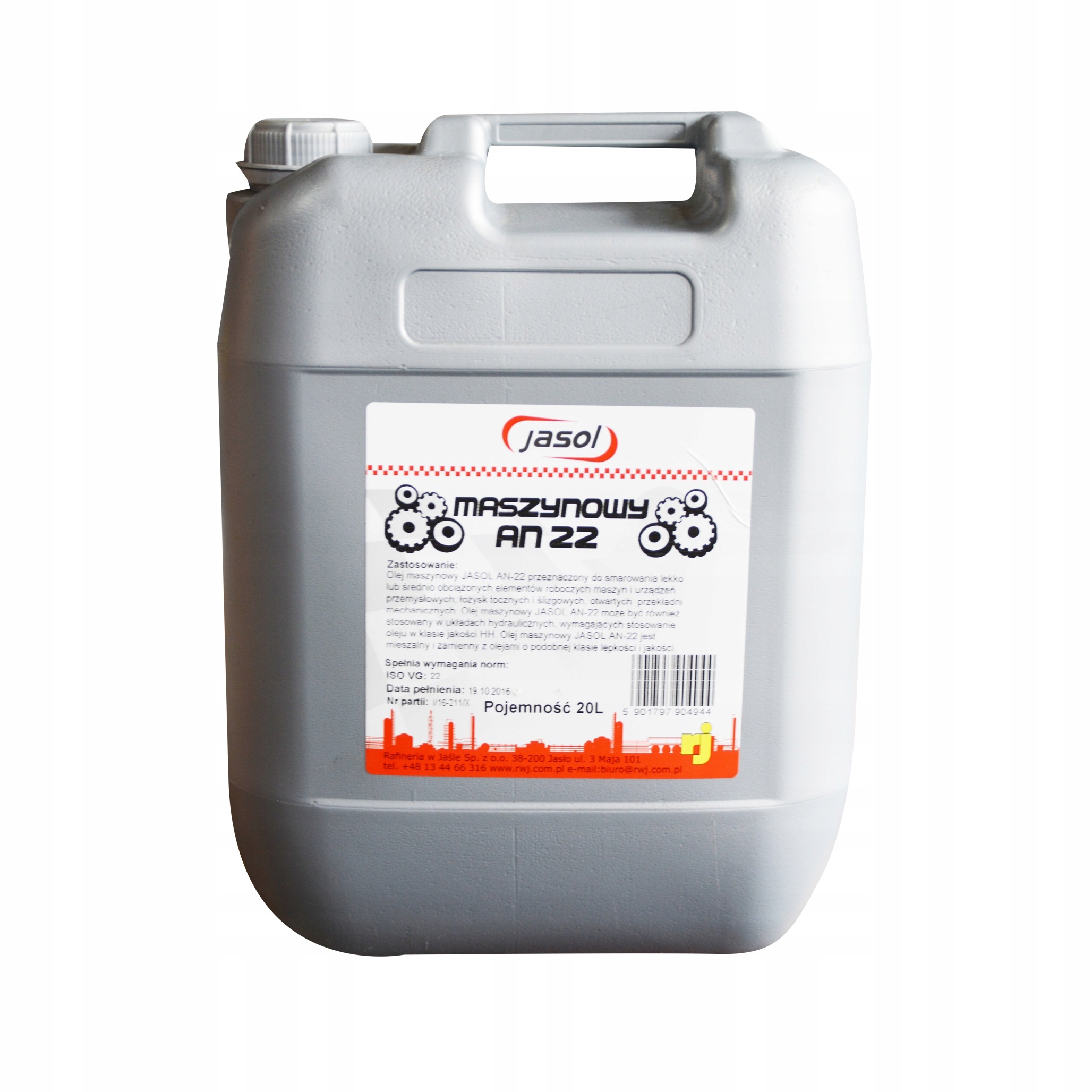 OLEJ MASZYNOWY LAN 22 20 L