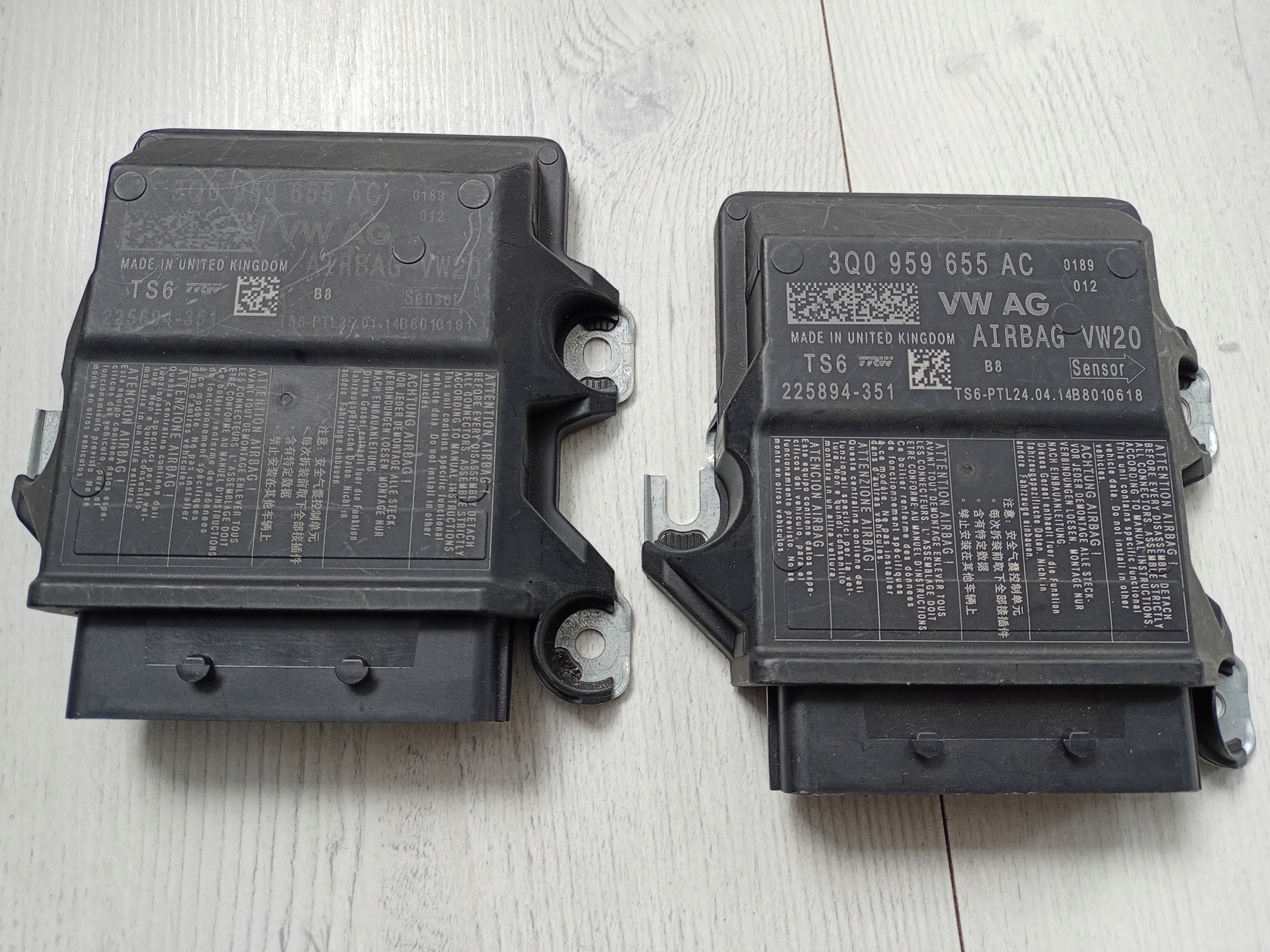 3Q0959655AC - ГОЛЬФ VII ДАТЧИК ПОДУШКИ БЕЗПЕКИ МОДУЛЬ ВОДІЯ