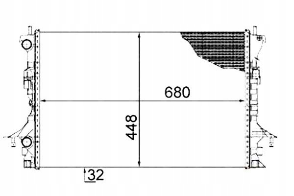 NRF CHŁODNICA RENAULT LAGUNA ESPACE 1,9DCI 05- NRF Producent części NRF