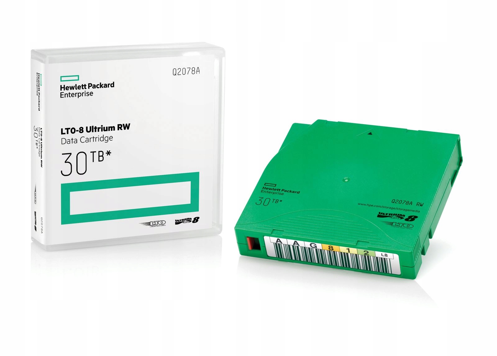 Hpe LTO-8 30TB Rw Data Cartridge Q2078A