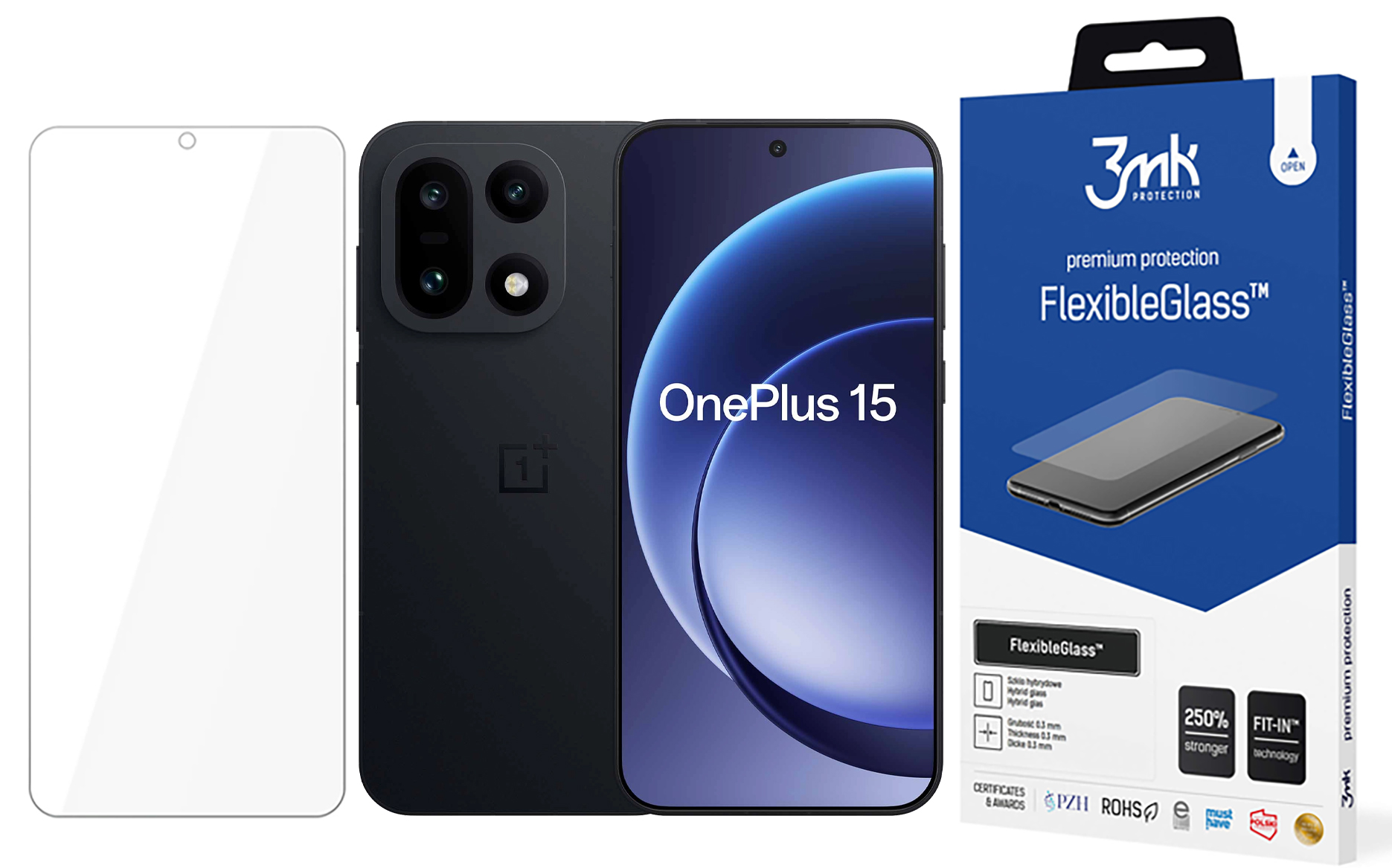3mk Hybridné sklo Flexibleglass pre OnePlus 15