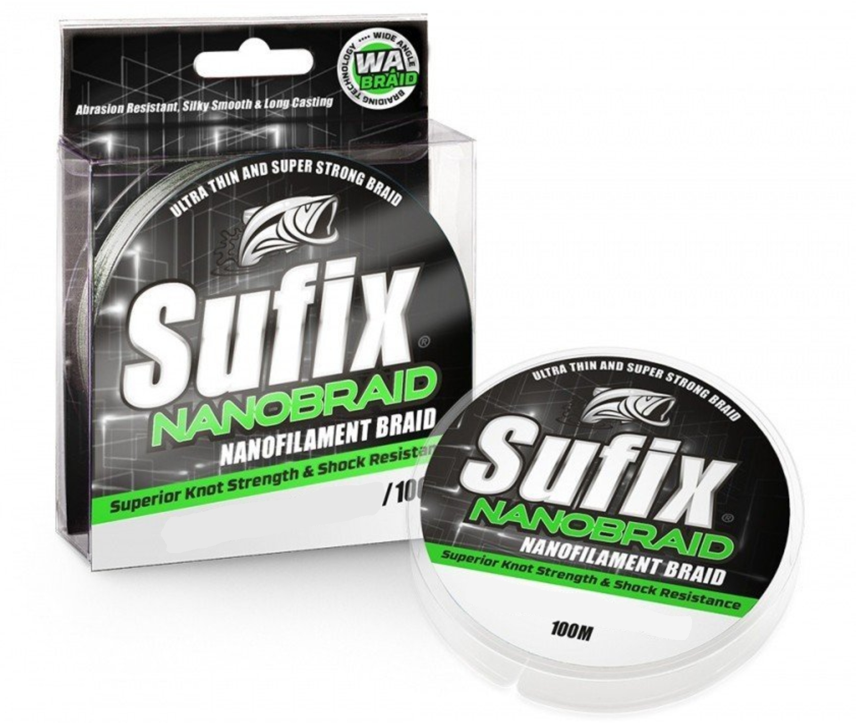 Plecionka Sufix Nanobraid 0,03mm (100m) Biała