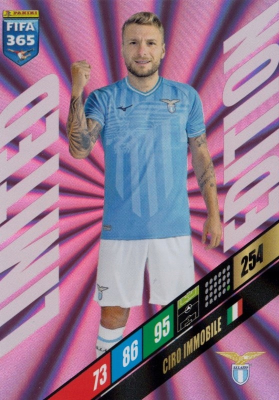 Fifa 365 2024 Panini Limited Edition Immobile Lazio Rzym Limitka Karty