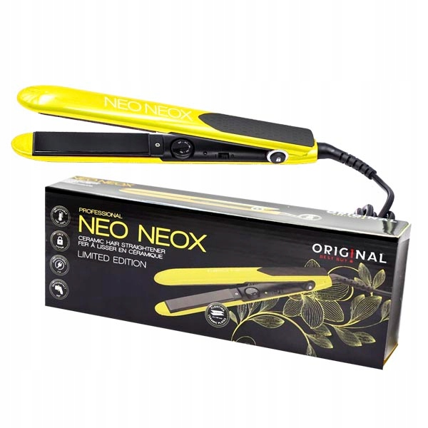 Neoneox Prostownica Ceramiczno turmalinowa Żółta