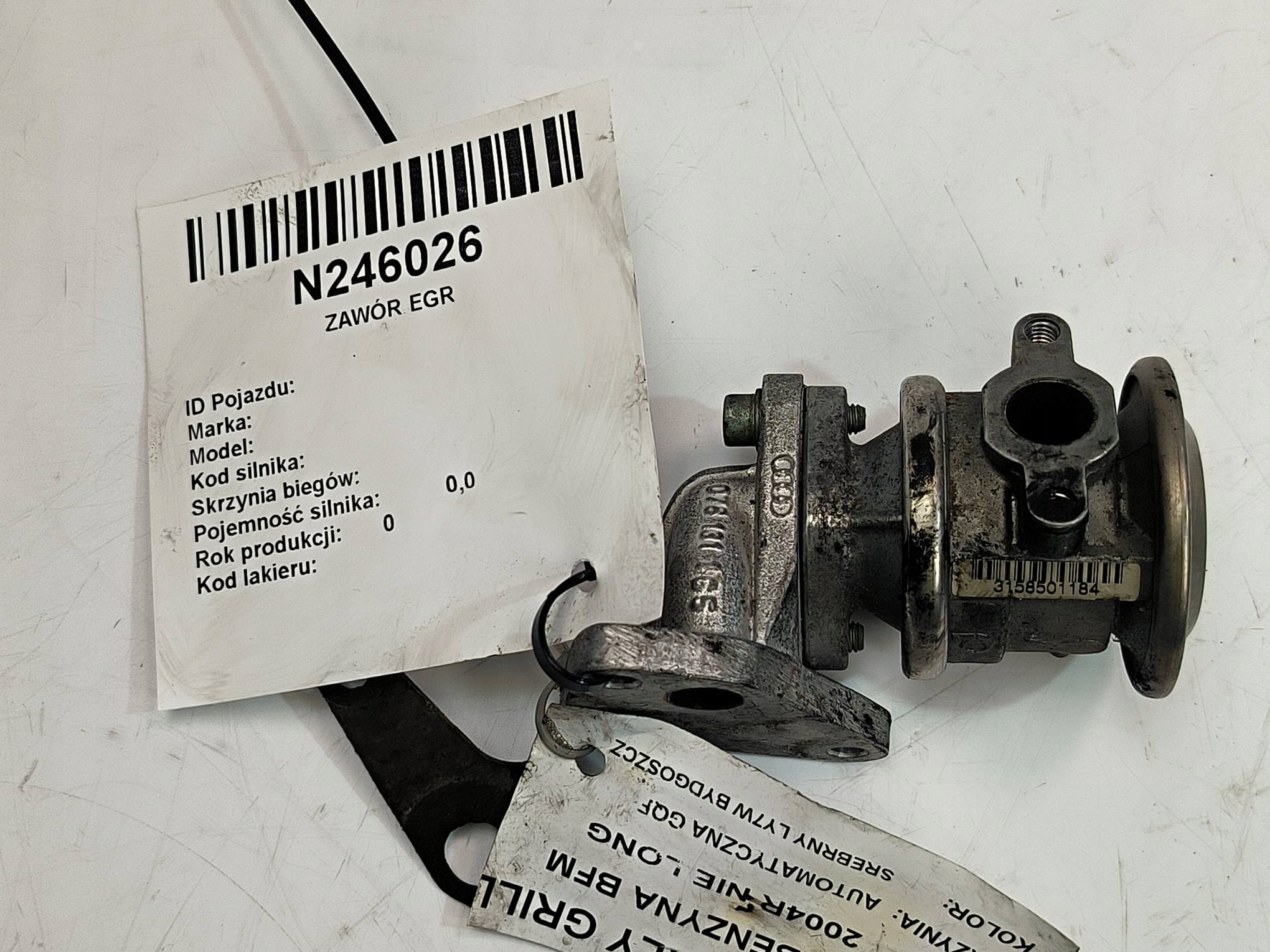 EGR valve 076131165 . AUDI A8 D3