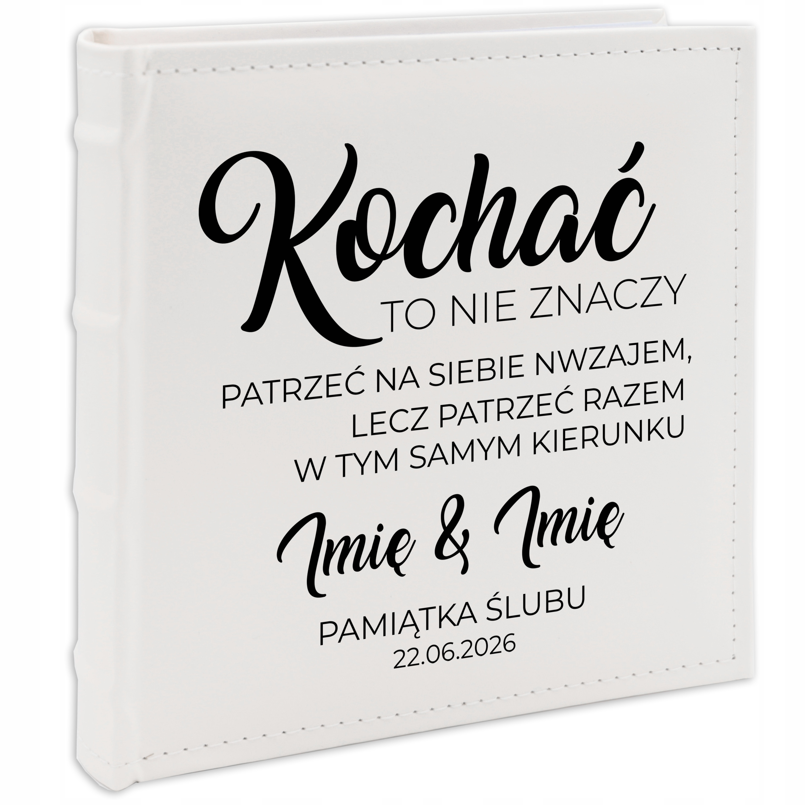 Album Na Fotografie Ekokůže 200 Fotografií Suvenýr Svatby *jména Datum* Dárek