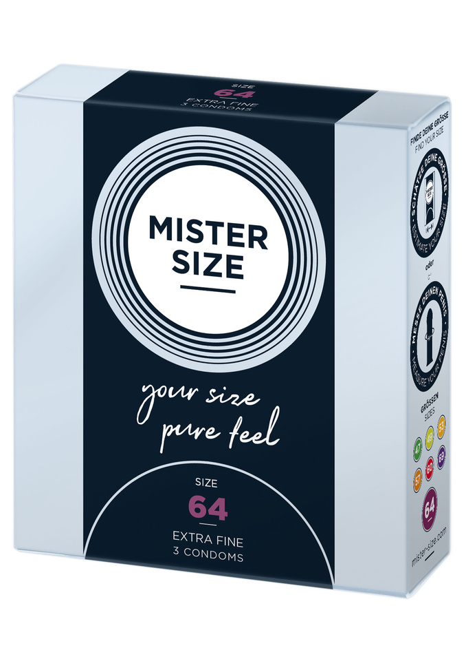 

Prezerwatywy Mister Size Dopasuj Swój Rozmiar 64