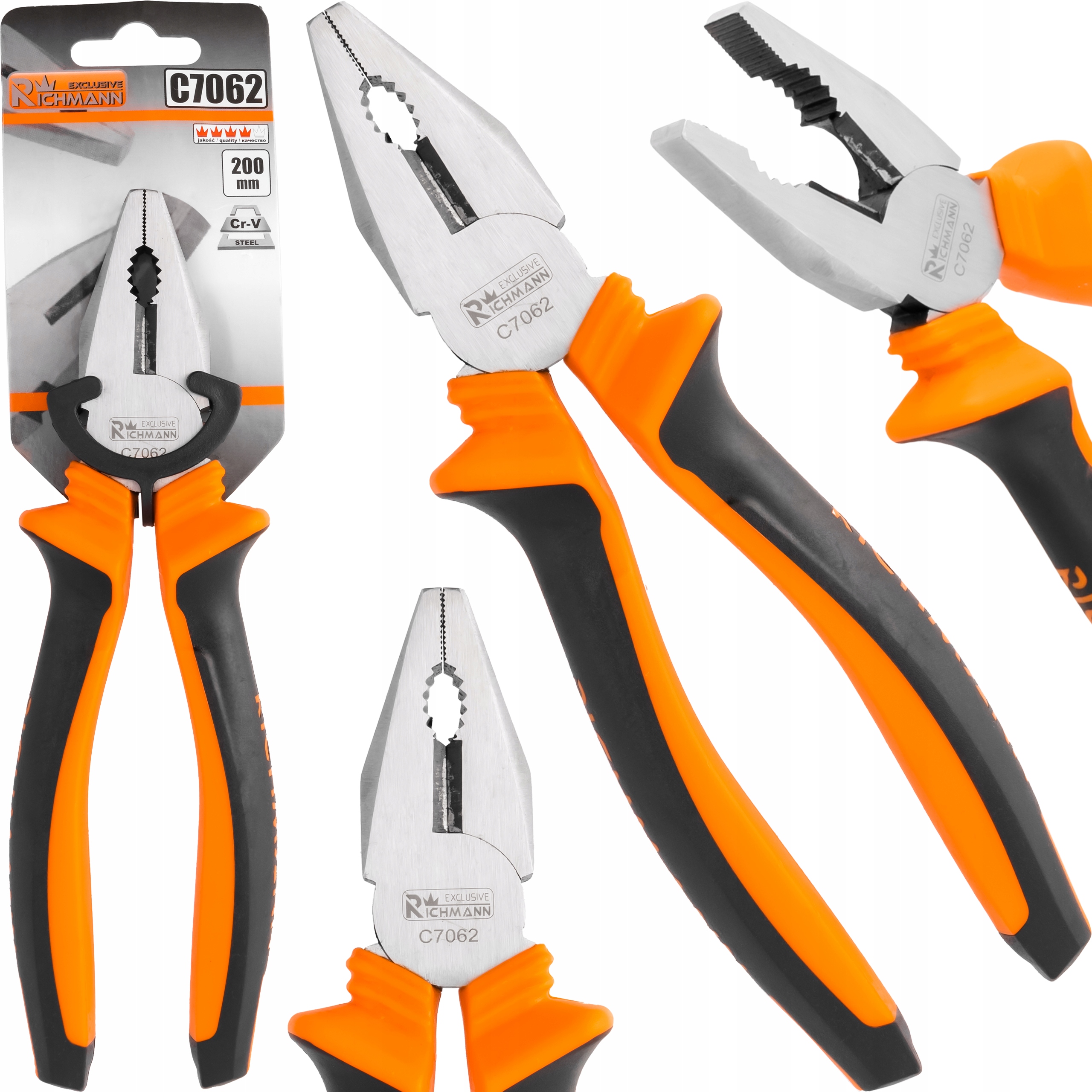 

Kombinerki Szczypce Uniwersalne 200mm CrV Richmann