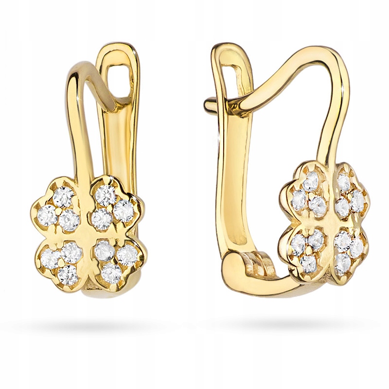 Zlaté Náušnice Celebrity pr.585 14k