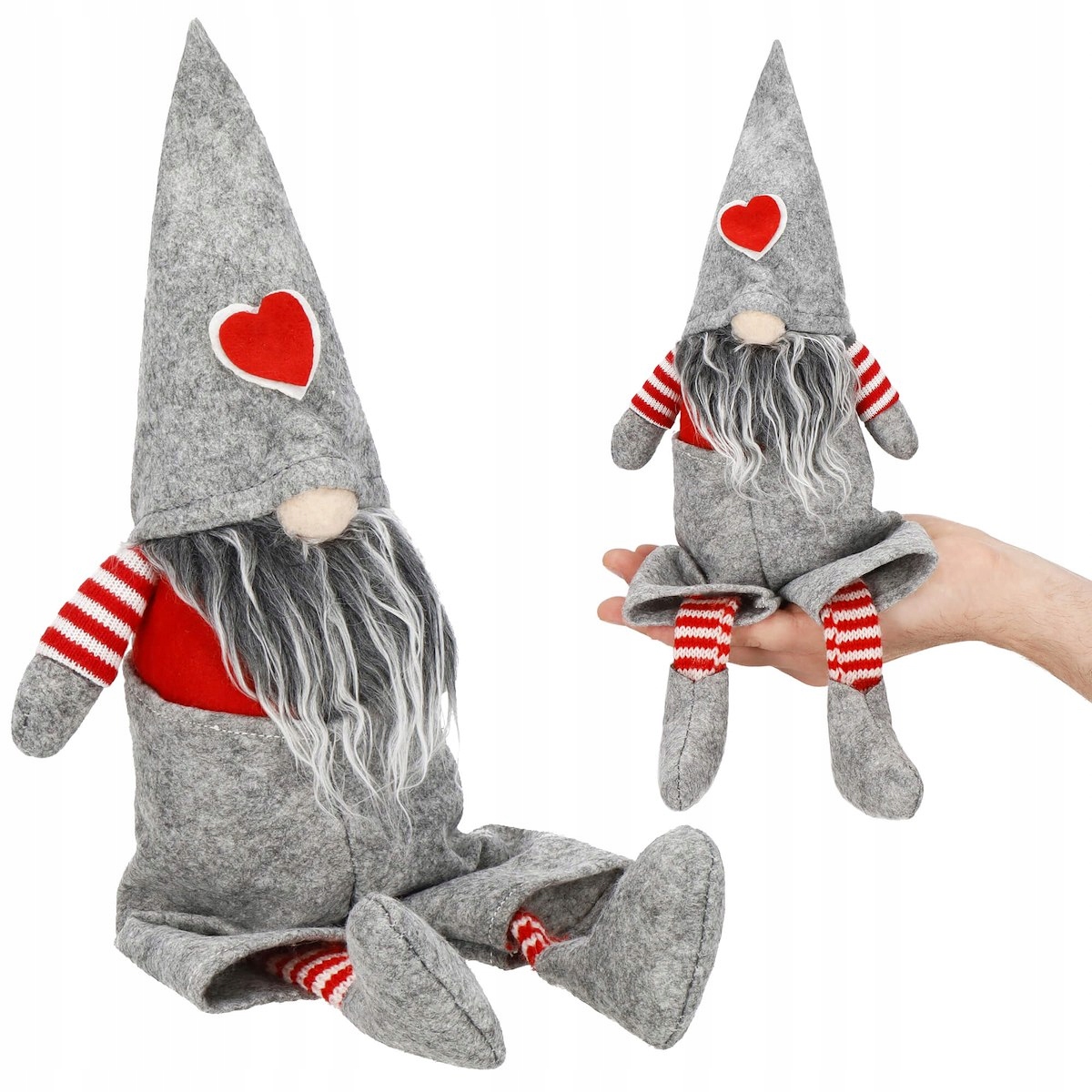 

Skrzat Gnom Siedzący Figurka Dekoracja Święta 37CM
