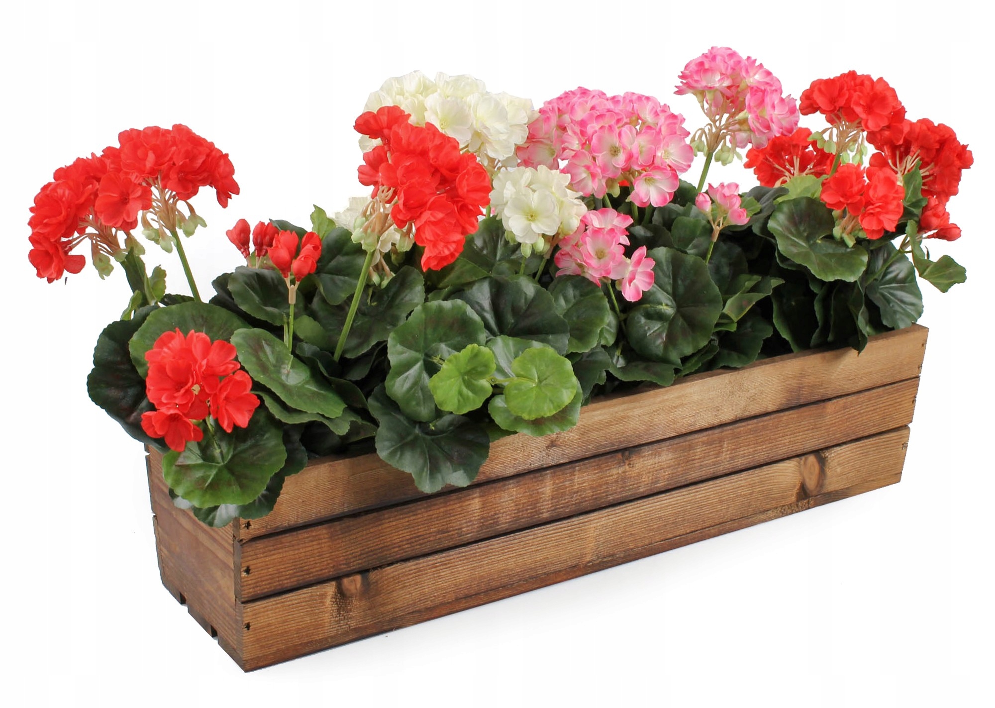 

Brązowa Drewniana Skrzynka Na Kwiaty I Zioła 60cm