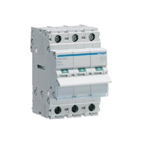 Modulární izolační odpojovač 63A Fr Hager SBN363 3250615510228