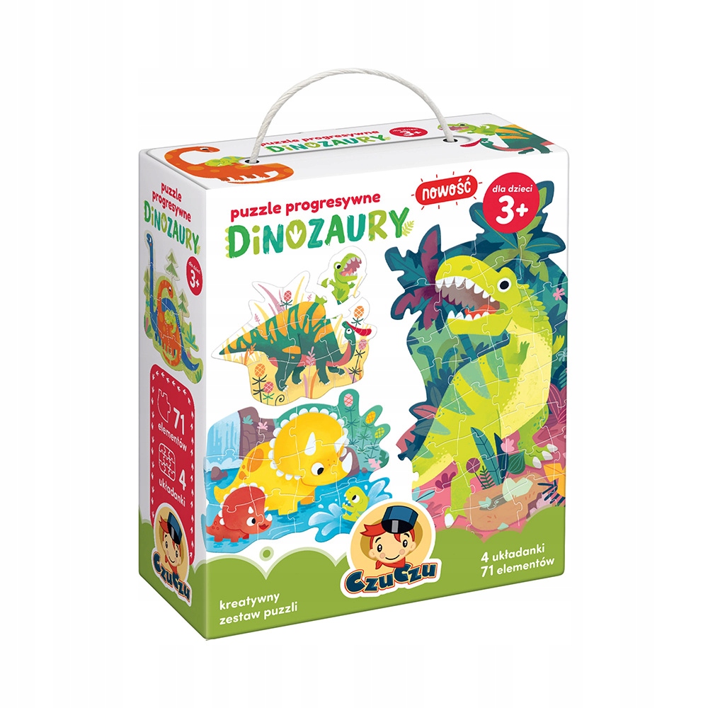 

Czuczu Puzzle Progresywne Dinozaury 3+