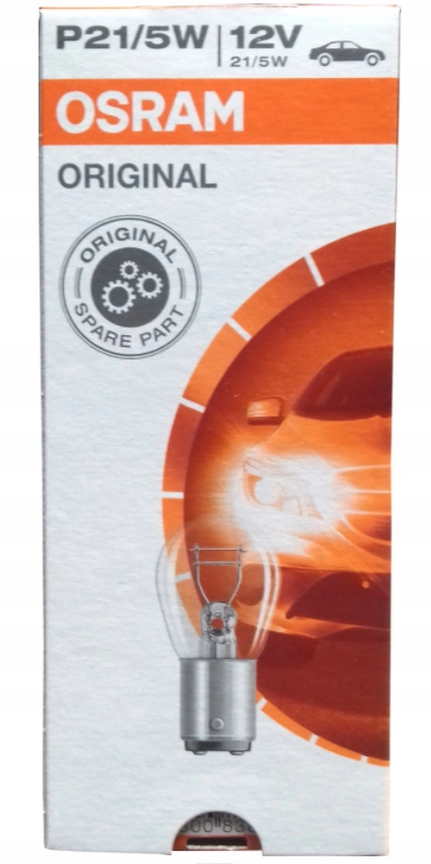 10x OSRAM ORIGINAL 12V 21/5W P21/5W BAY15d 7528