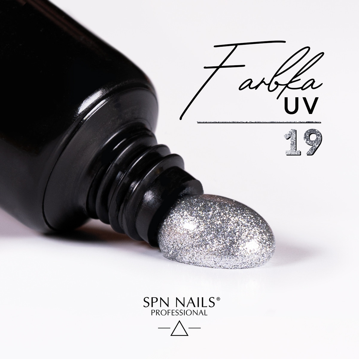 

Spn Nails Srebrna farbka Uv do zdobień 19